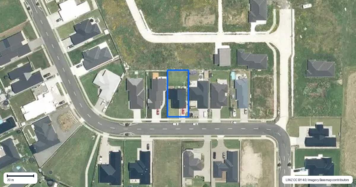 Property context map for 18 McWatters Drive, Ngatea