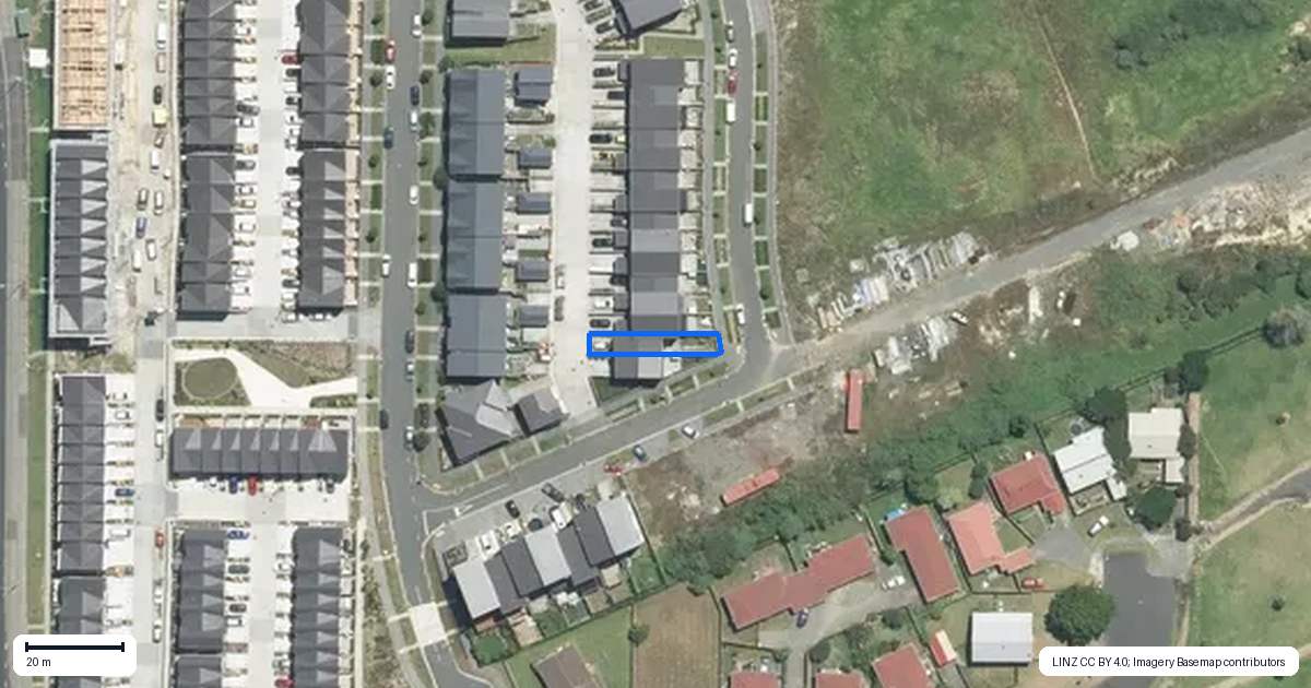 Property context map for 1 Sun Orchid Avenue, Wiri, Auckland