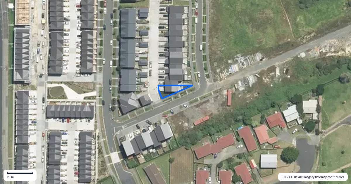 Property context map for 40 Mahalo Avenue, Wiri, Auckland