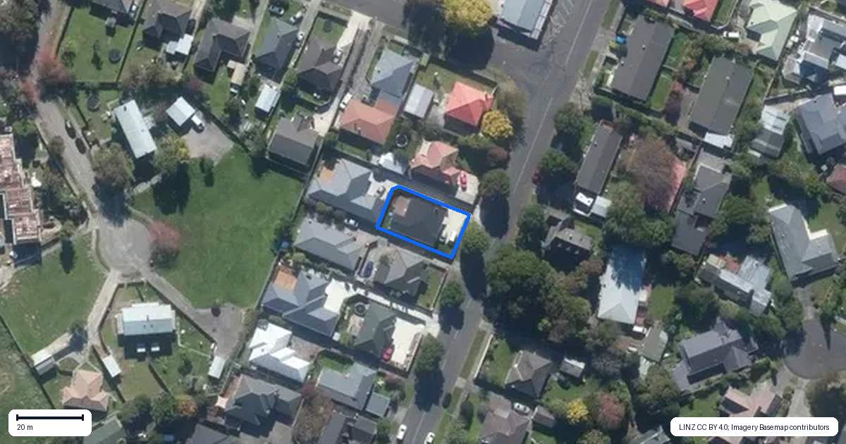 Property context map for 68A Manawatu Street, Hokowhitu, Palmerston North