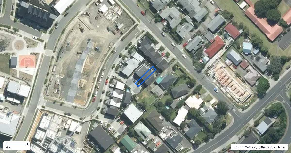 Property context map for 6 Hononga Lane, Northcote, Auckland
