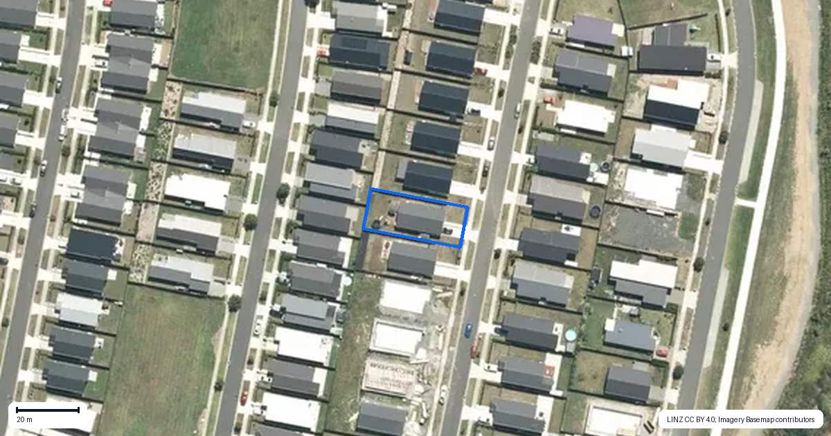 Property context map for 19 Pa Ariki Road, Te Kauwhata