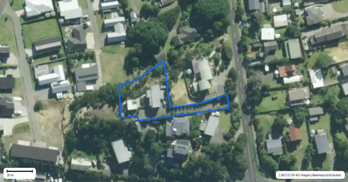 Property context map for 34 Moir Point Road, Mangawhai Heads, Mangawhai