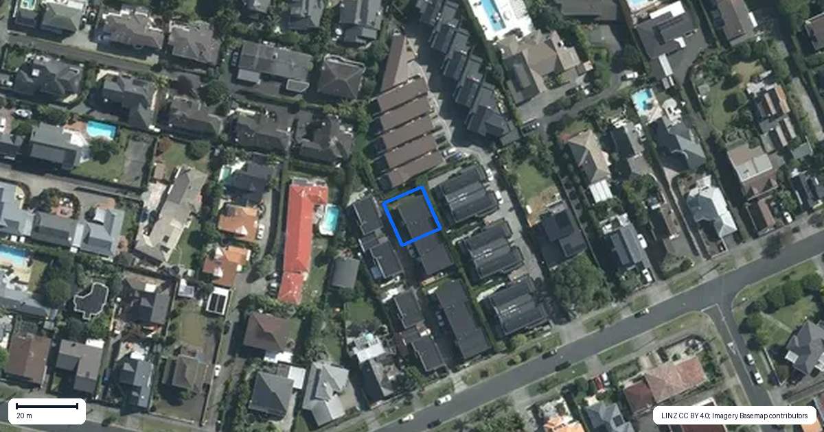 Property context map for 8 Ryanville Lane, Saint Heliers, Auckland