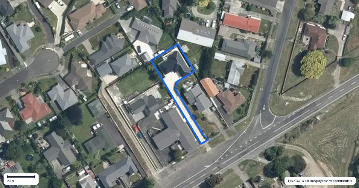 Property context map for 408A Kimbolton Road, Feilding