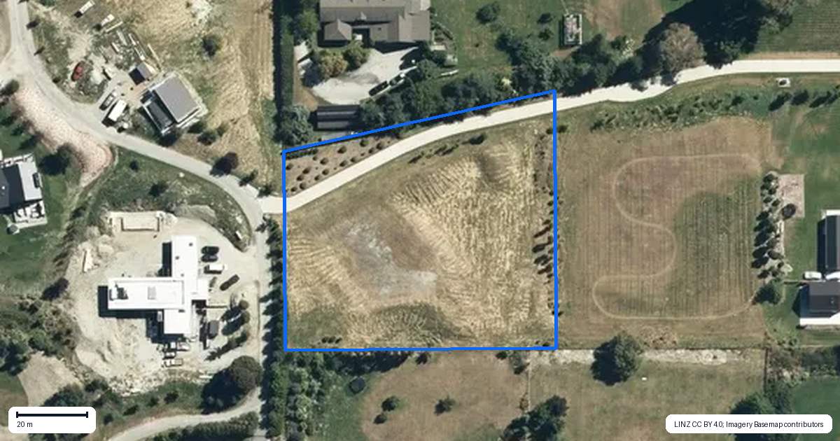Property context map for 27 Central Park Avenue, Lake Hayes, Queenstown
