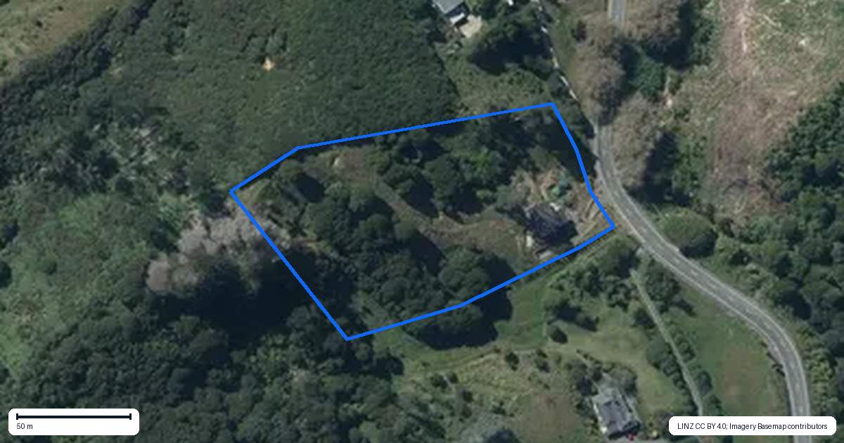 Property context map for 511 Ahuroa Road, Puhoi, Warkworth