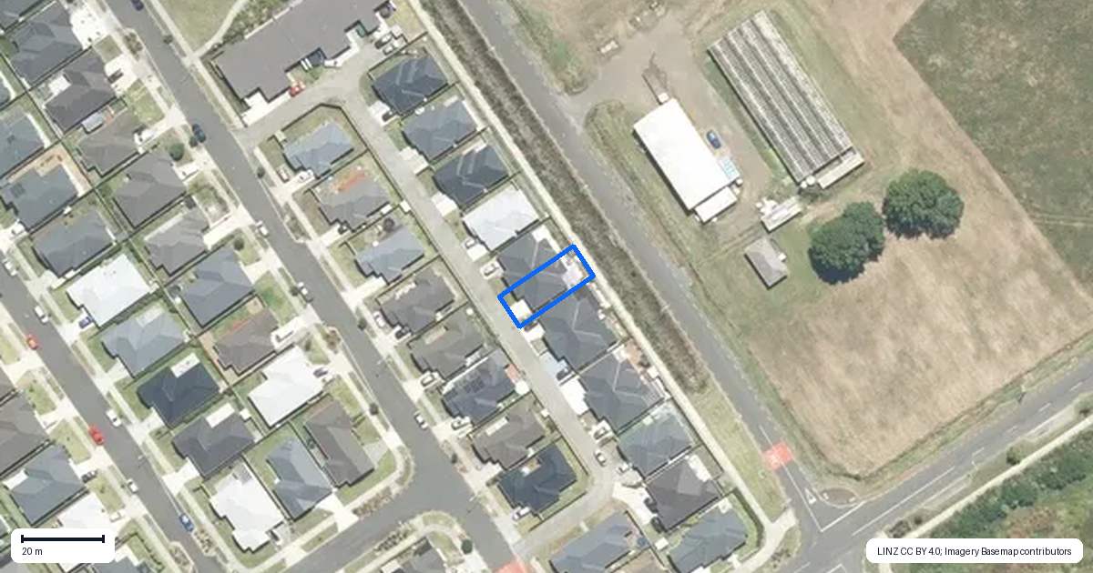 Property context map for 13A Tuuhura Road, Pukekohe