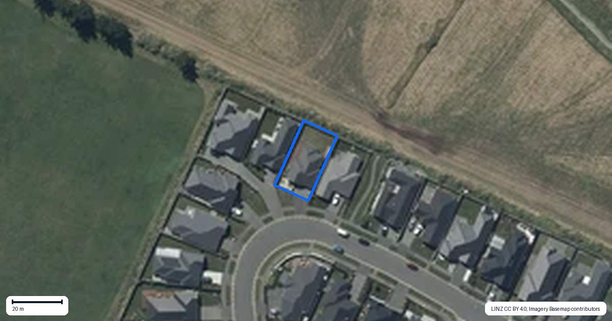 Property context map for 53 Whitburn Avenue, Halswell, Christchurch