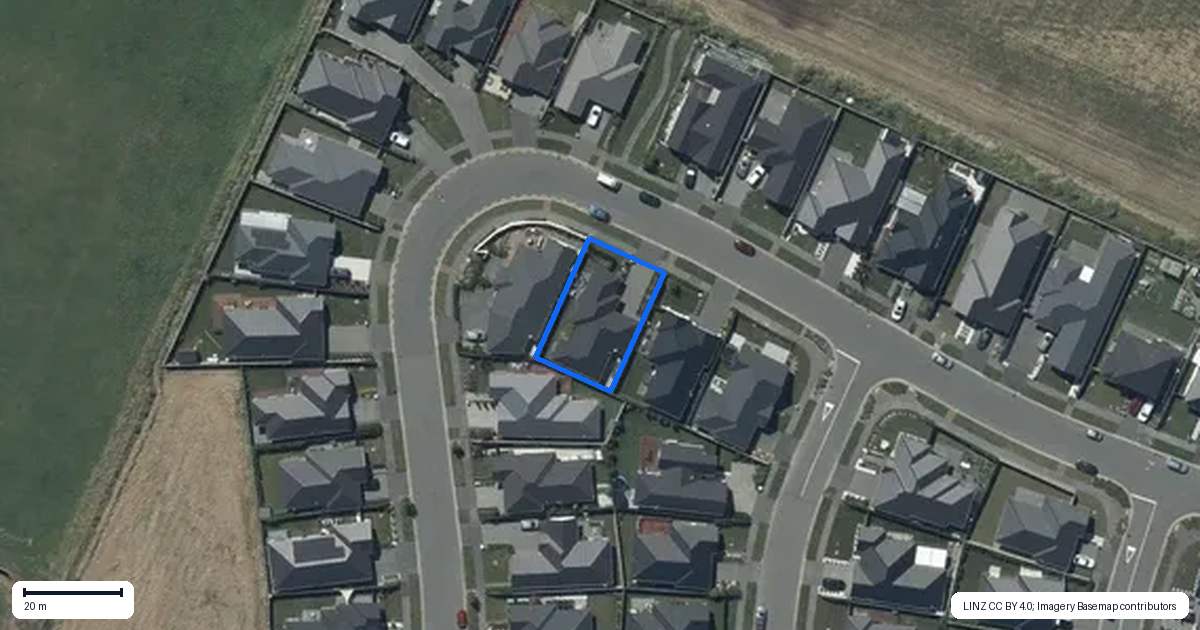 Property context map for 54 Whitburn Avenue, Halswell, Christchurch