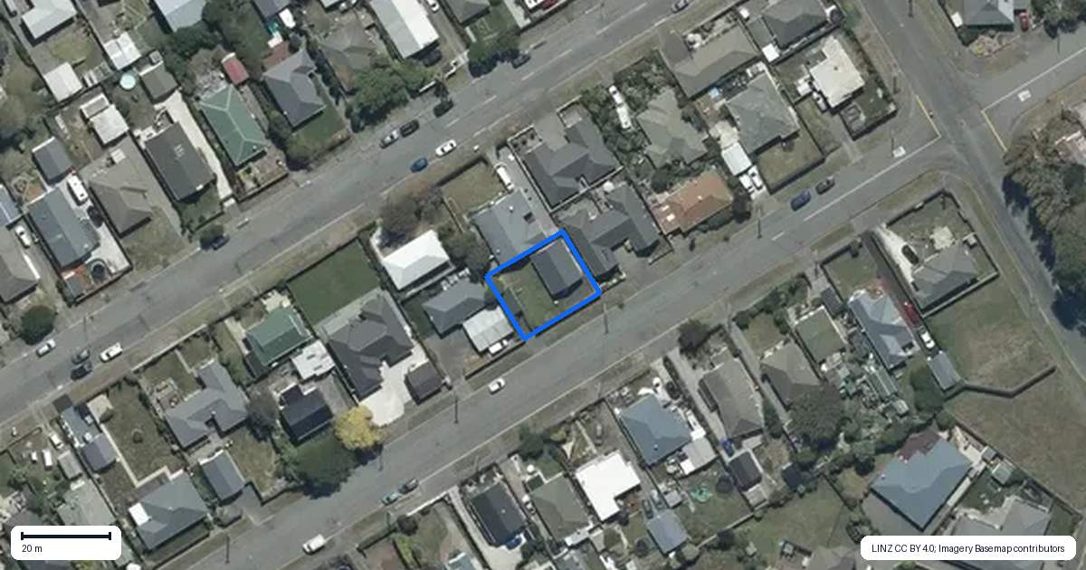 Property context map for 88 Tedder Avenue, North New Brighton, Christchurch