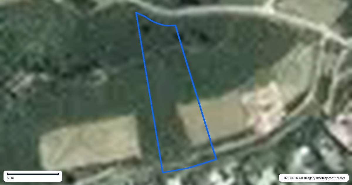Property context map for 7 Tukere Lane, Ostend, Waiheke Island