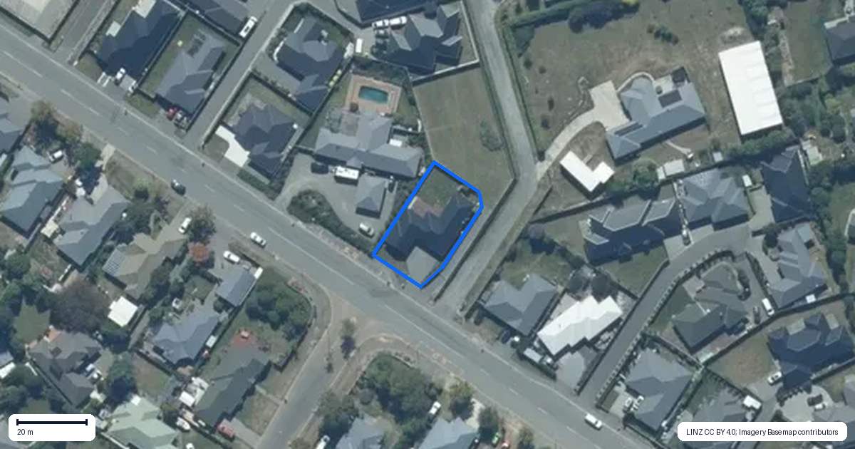 Property context map for 35A Masefield Drive, Rolleston