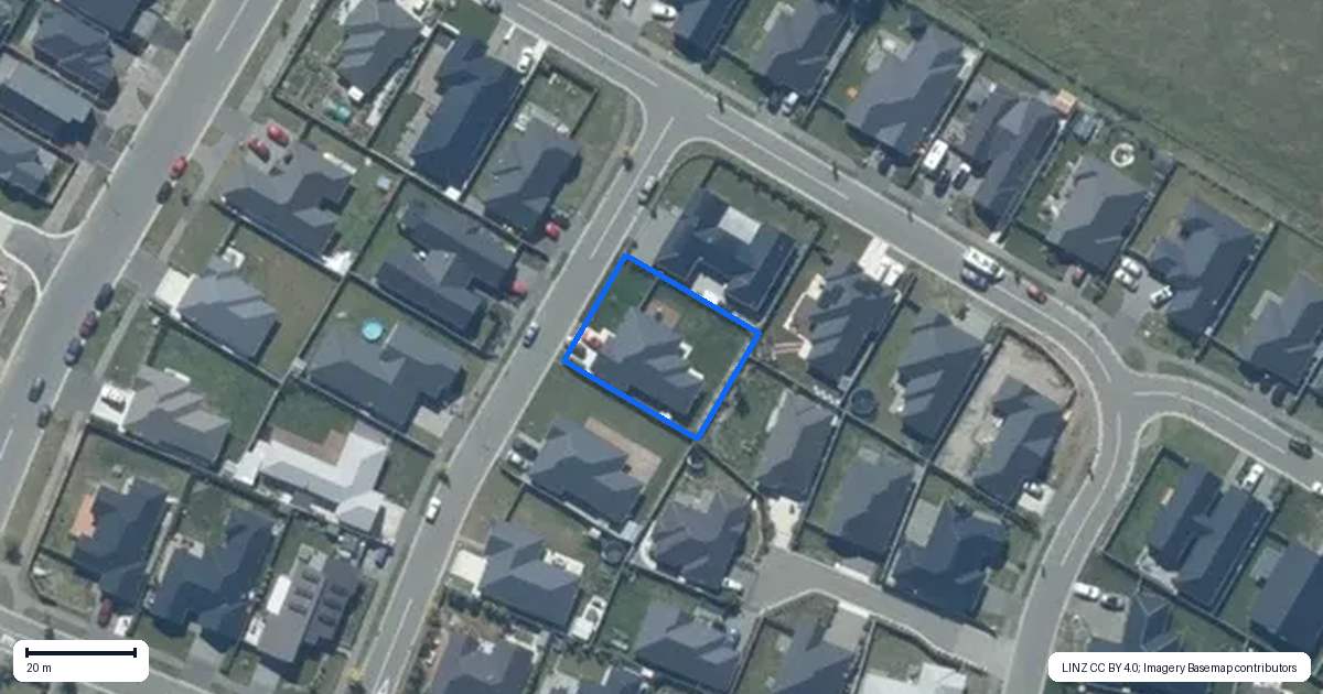 Property context map for 8 Acrasia Street, Lincoln