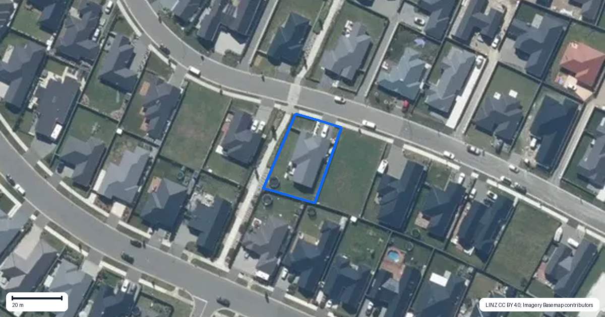 Property context map for 16 Wakeman Drive, Lincoln