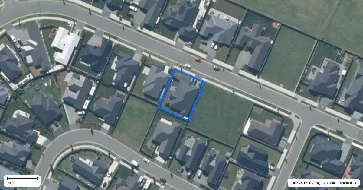 Property context map for 44 Halpin Drive, Lincoln