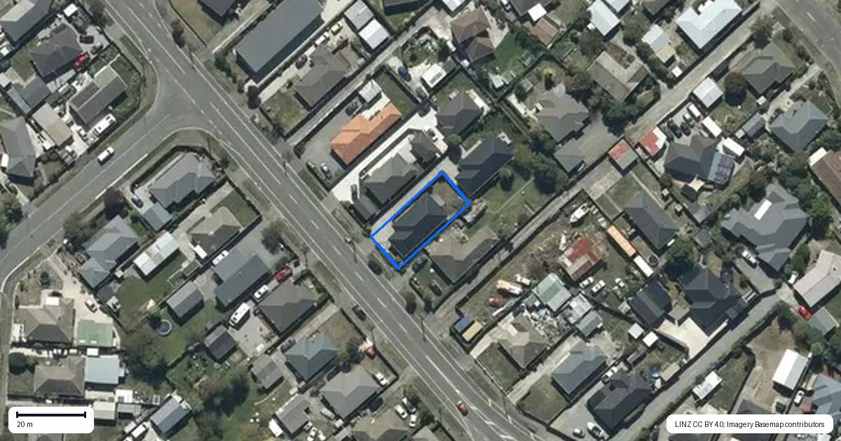 Property context map for 397A Breezes Road, Aranui, Christchurch