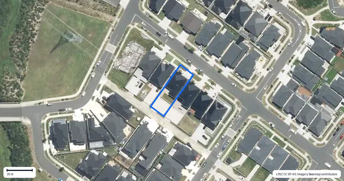 Property context map for 42 Dungloe Avenue, Flat Bush, Auckland