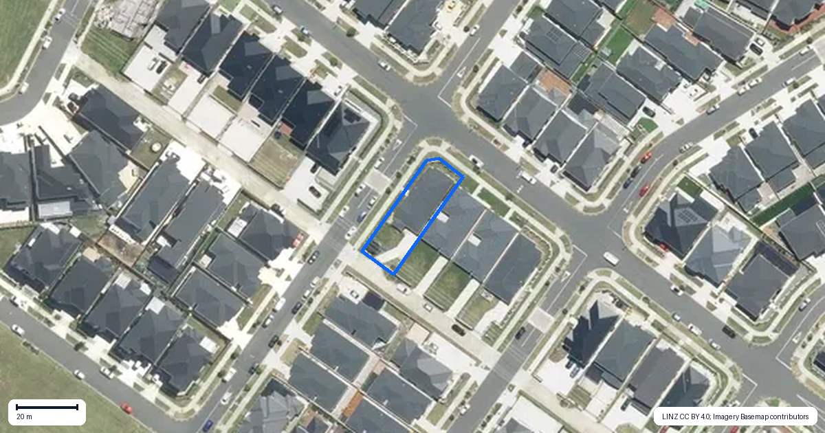 Property context map for 25 Cloonlyon Drive, Flat Bush, Auckland