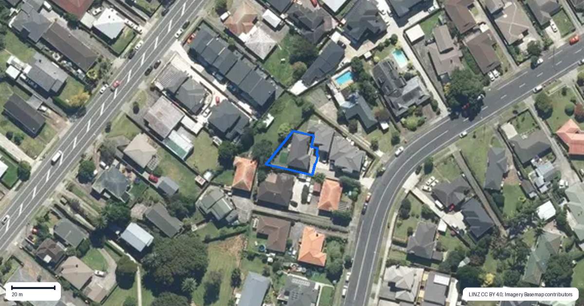 Property context map for 142D Rangitoto Road, Papatoetoe, Auckland
