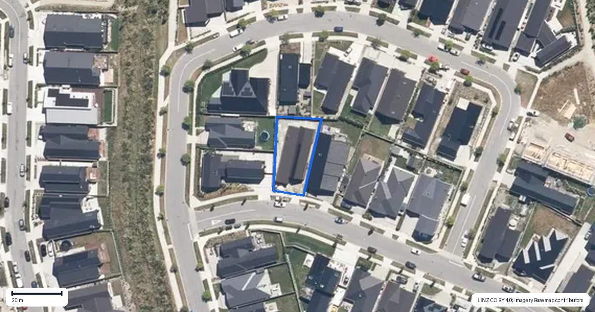 Property context map for 82 Bannister Street, Jacks Point, Queenstown