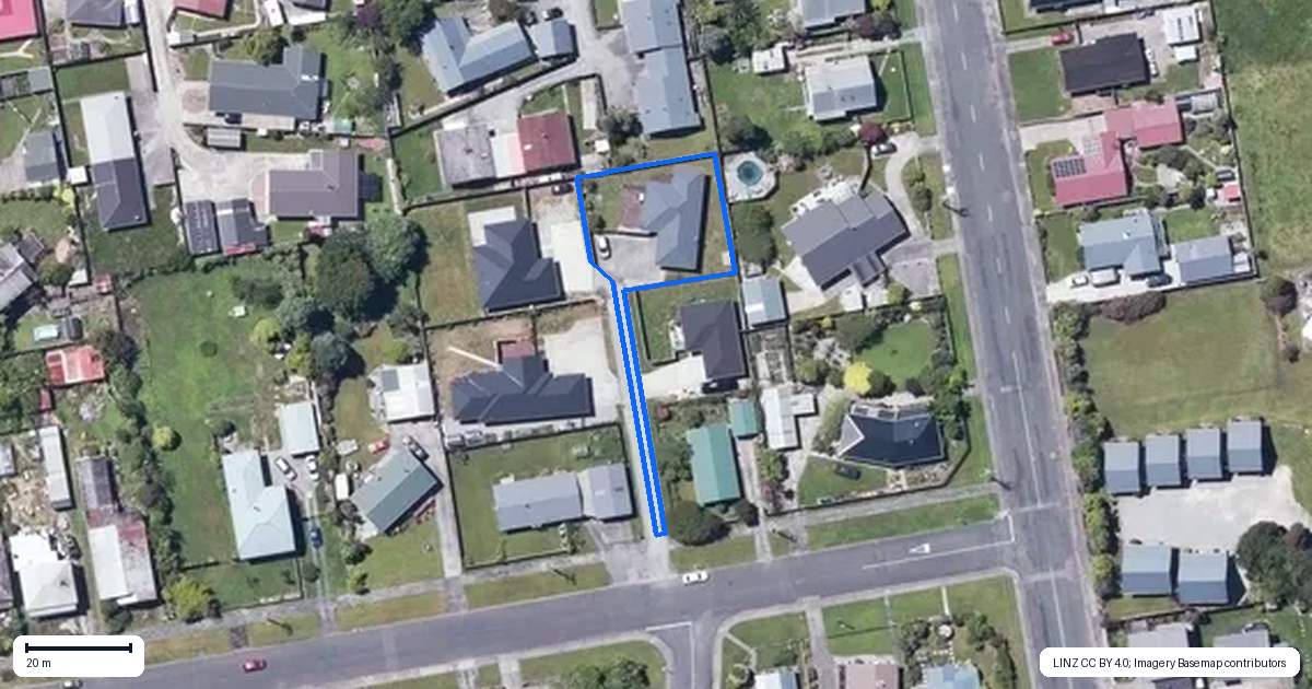 Property context map for 53 Lyndhurst Street, Westport
