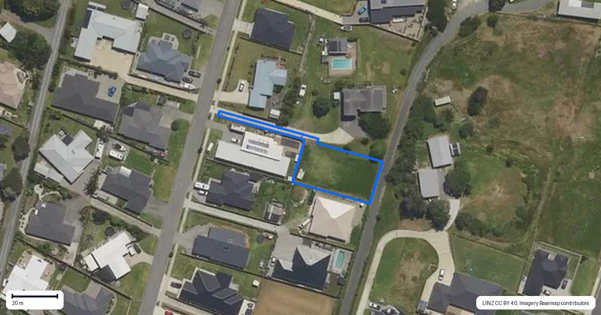 Property context map for 24 Dawn Parade, Coastlands, Whakatane
