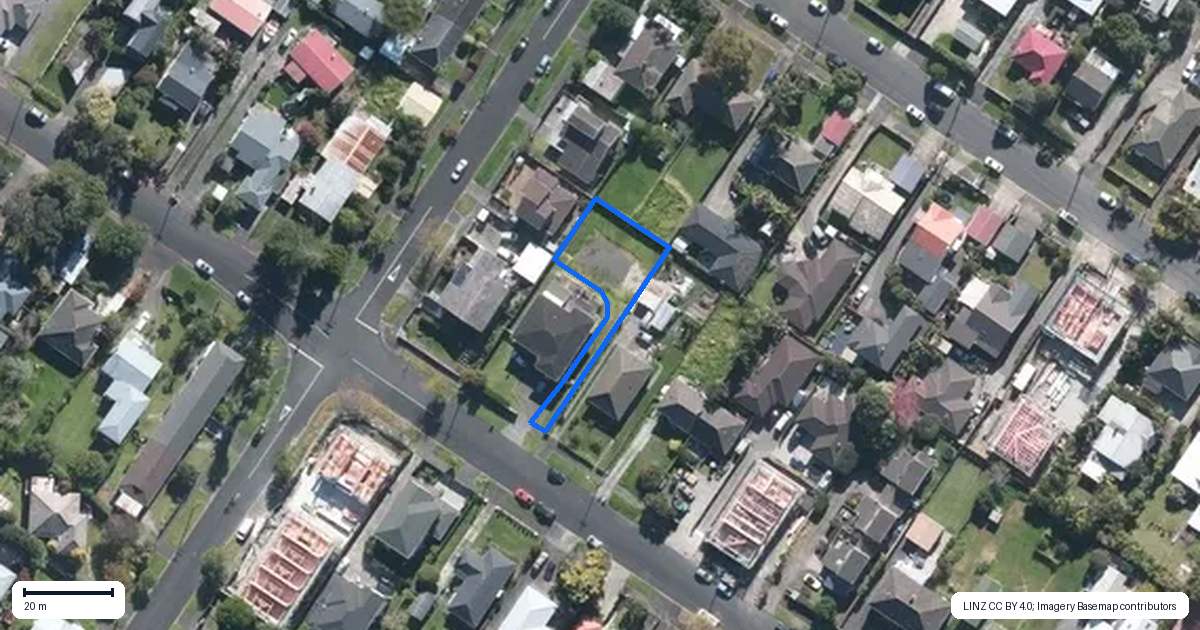 Property context map for 25A Alverston Street, Waterview, Auckland