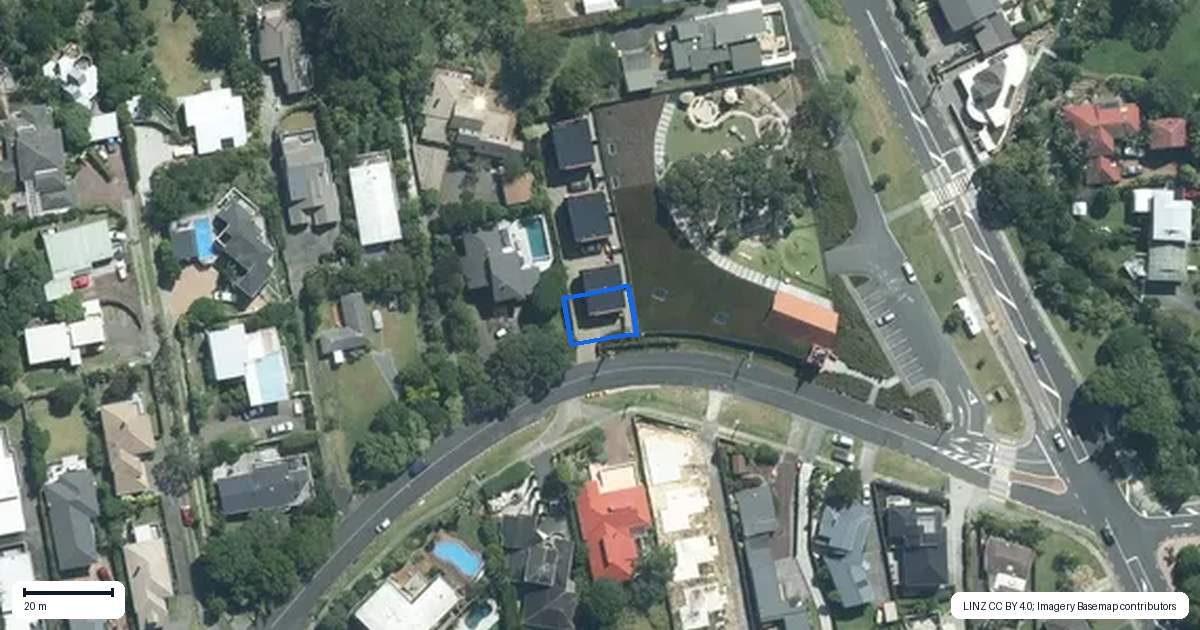 Property context map for 1/1A Park Rise, Campbells Bay, Auckland