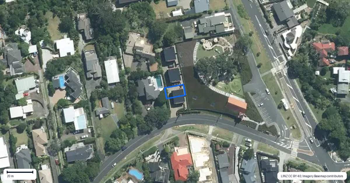Property context map for 2/1A Park Rise, Campbells Bay, Auckland