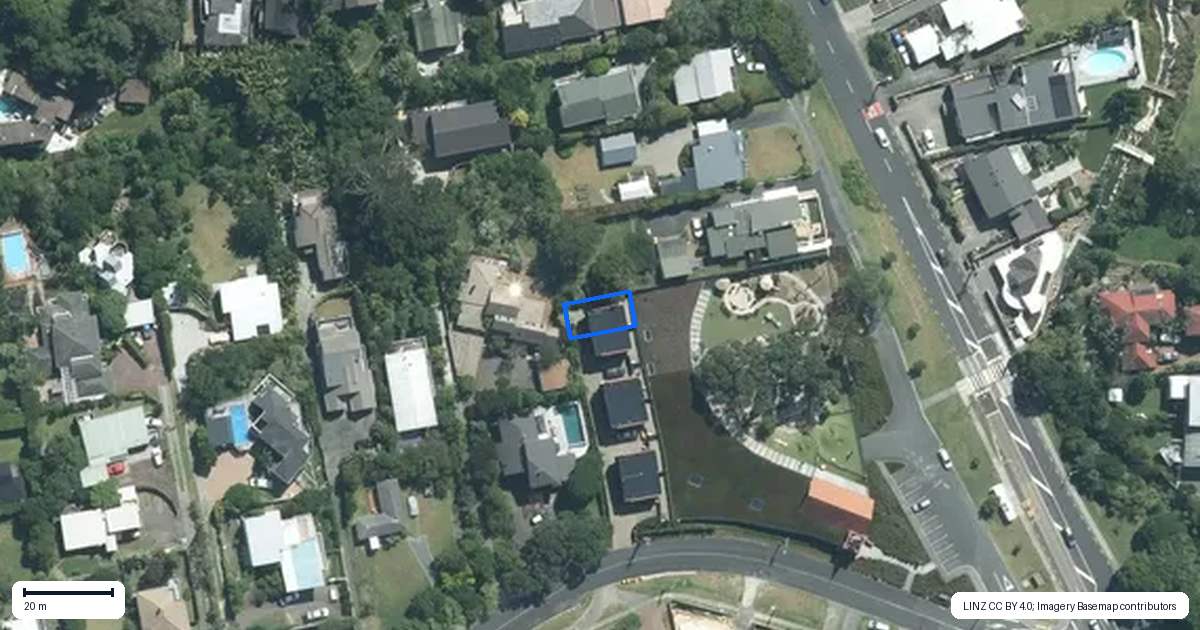Property context map for 6/1A Park Rise, Campbells Bay, Auckland