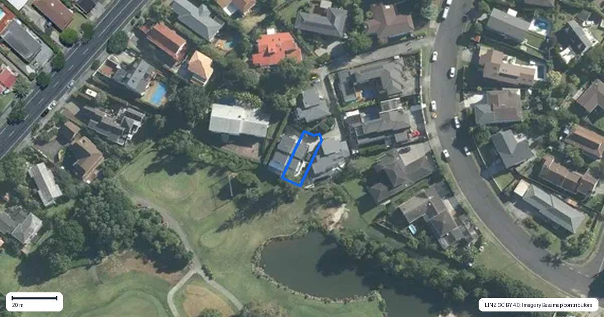 Property context map for 11D Greenbank Drive, St Johns, Auckland