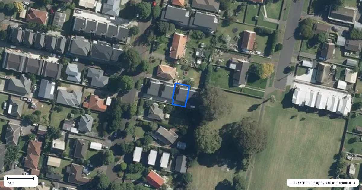 Property context map for 3/14 Waddell Avenue, Point England, Auckland