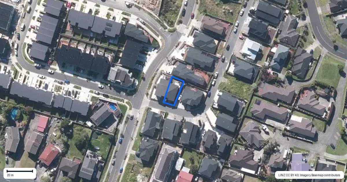 Property context map for 2B Merv Clarke Lane, Massey, Auckland