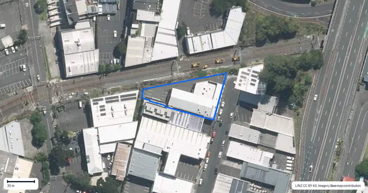Property context map for 12 Akepiro Street, Mount Eden, Auckland