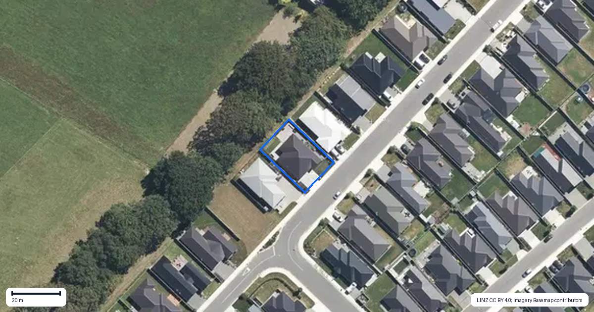 Property context map for 3 Crossley Avenue, Woodend