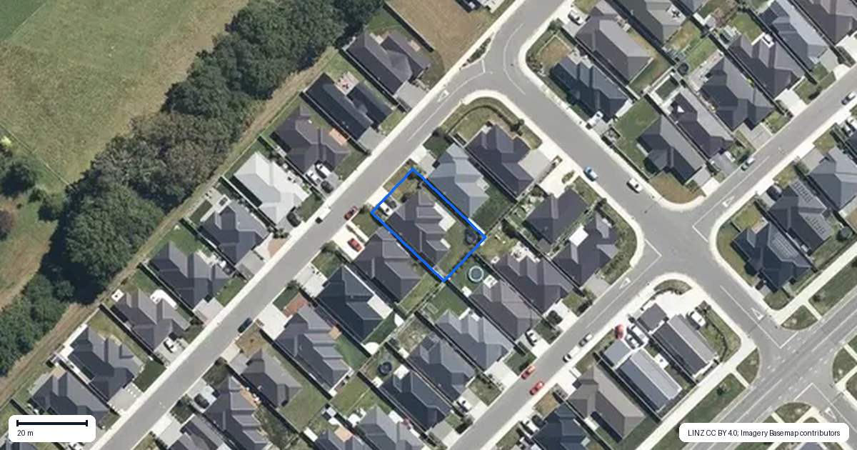 Property context map for 74 Quinn Crescent, Woodend