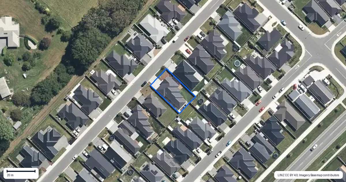 Property context map for 68 Quinn Crescent, Woodend