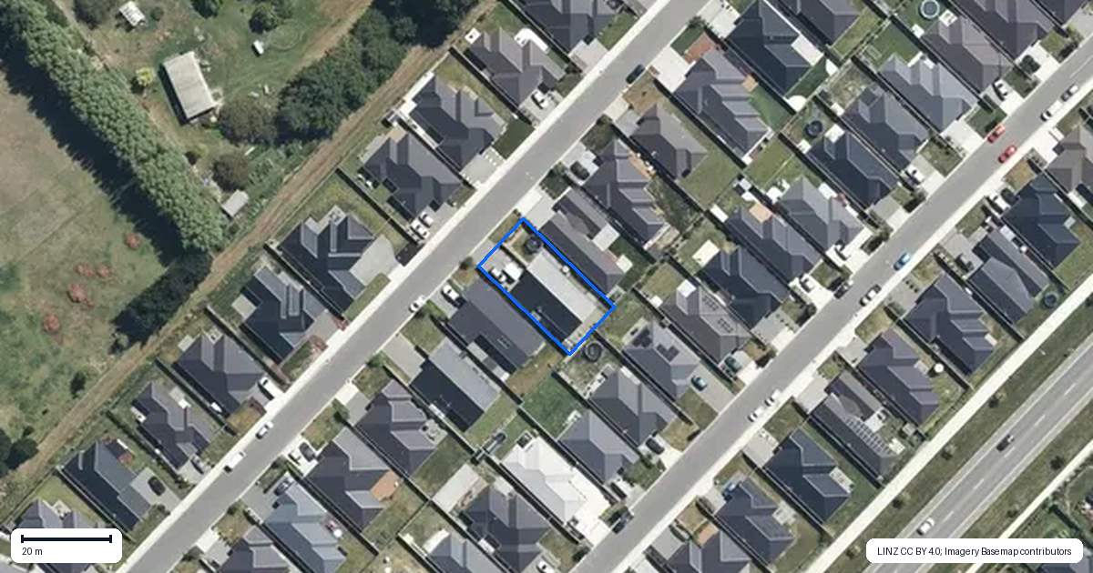 Property context map for 60 Quinn Crescent, Woodend