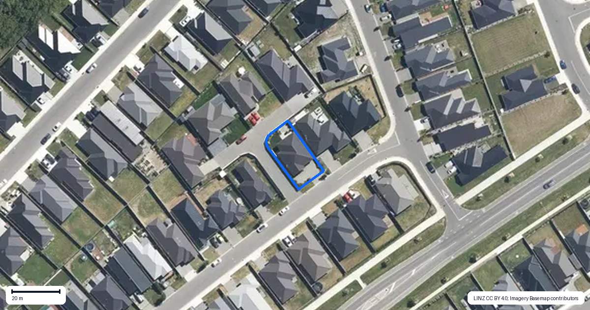 Property context map for 41 Croydon Street, Woodend
