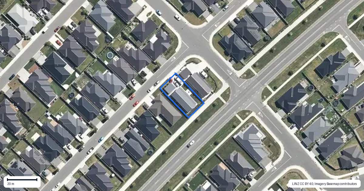Property context map for 3 Quinn Crescent, Woodend