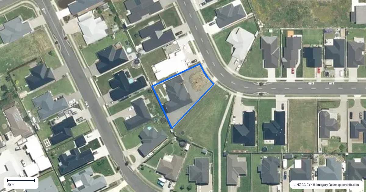 Property context map for 17 McWatters Drive, Ngatea