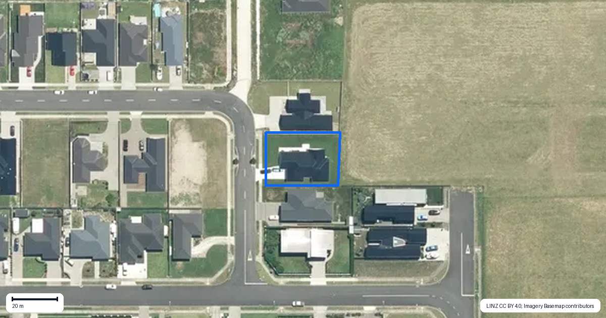 Property context map for 4 McWatters Drive, Ngatea