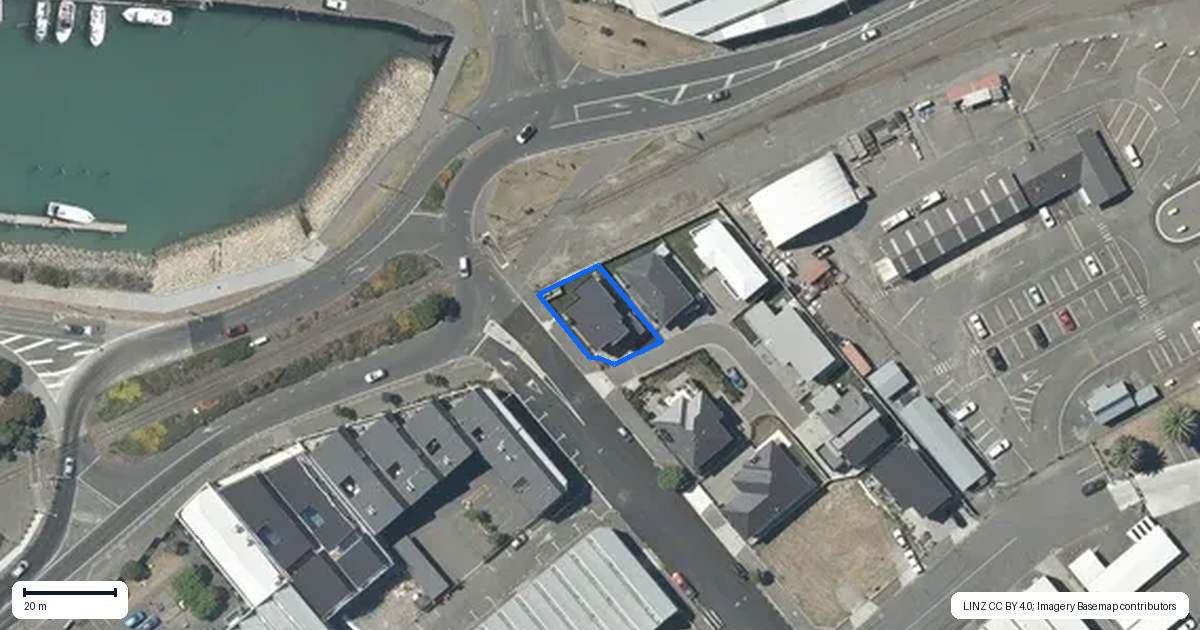 Property context map for 37 Coronation Street, Ahuriri, Napier