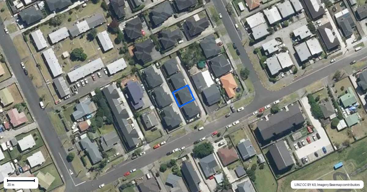 Property context map for 21B Busby Street, Blockhouse Bay, Auckland