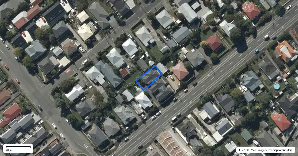 Property context map for 61C Coronation Street, Spreydon, Christchurch