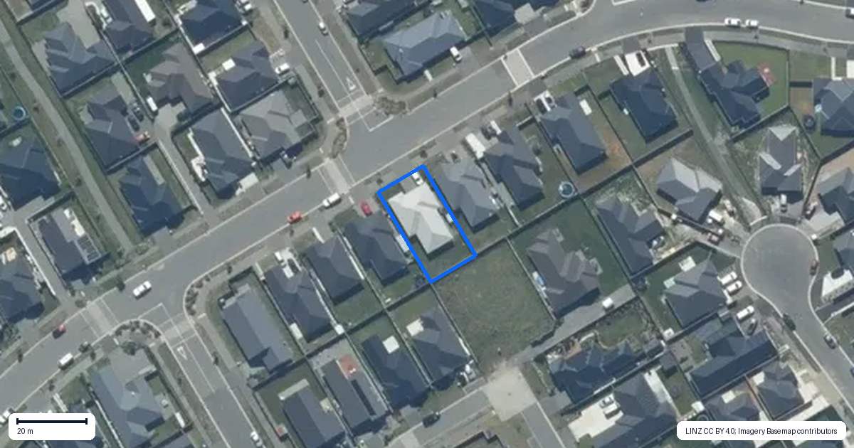 Property context map for 94 Lady Isaac Drive, Rolleston