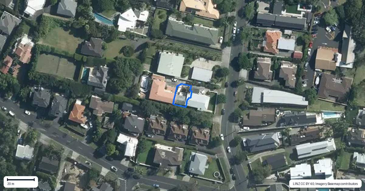 Property context map for 99A Selwyn Avenue, Mission Bay, Auckland