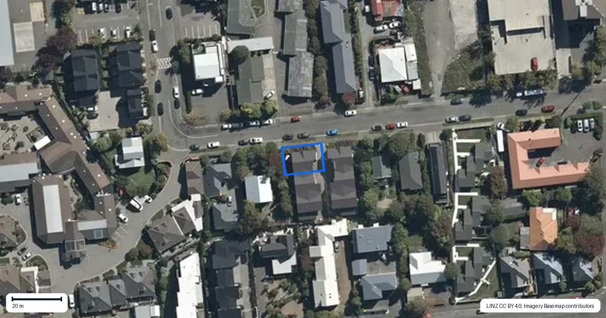 Property context map for 6/15 Bartlett Street, Riccarton, Christchurch