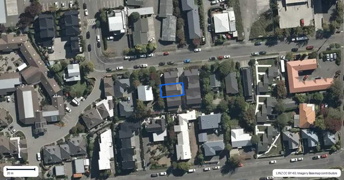 Property context map for 5/15 Bartlett Street, Riccarton, Christchurch